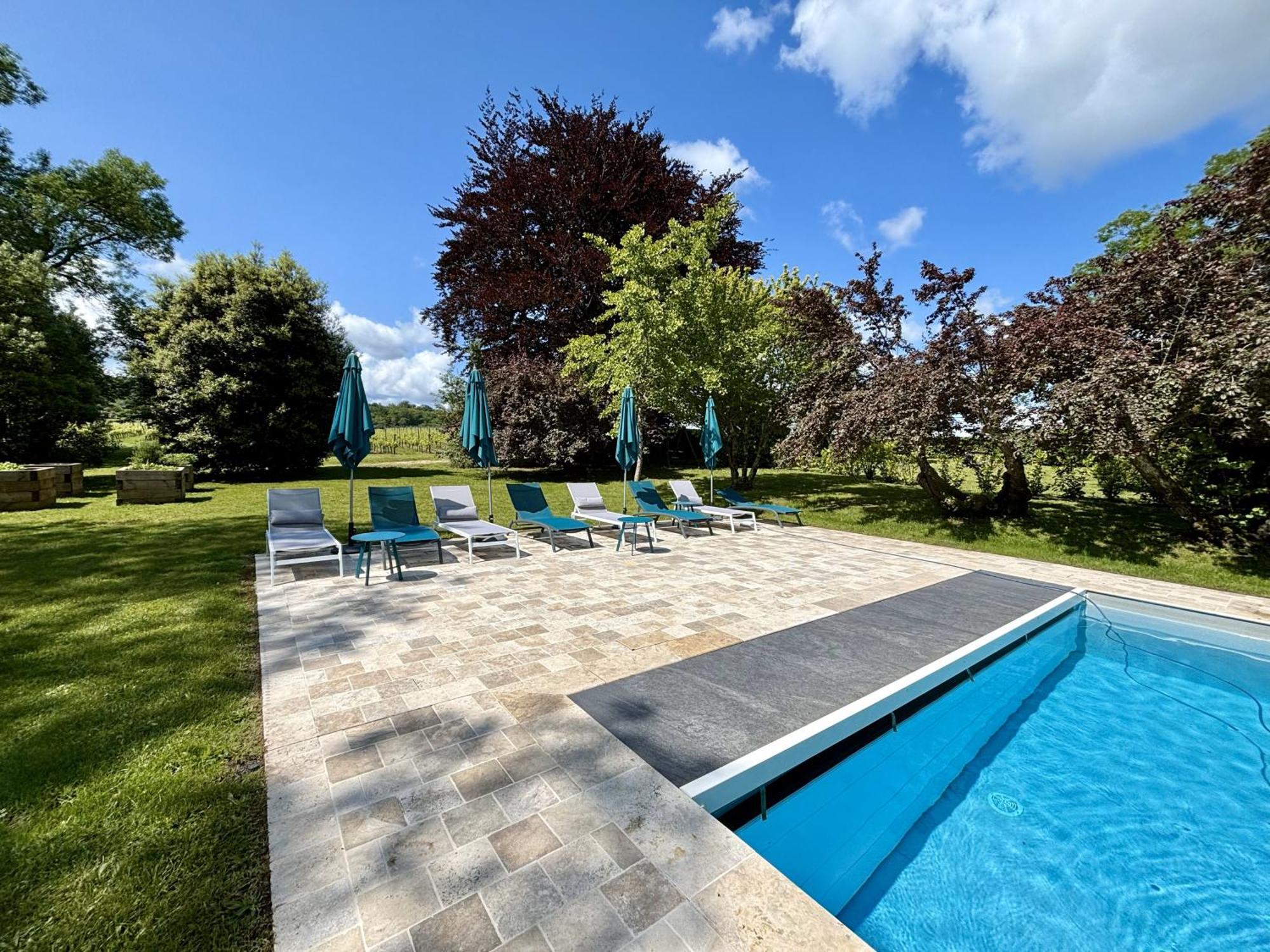 La Maison L'Eperon, Stylish 5 Star Villa Surrounded By Vineyard Near Saint Emilion Vérac Eksteriør bilde